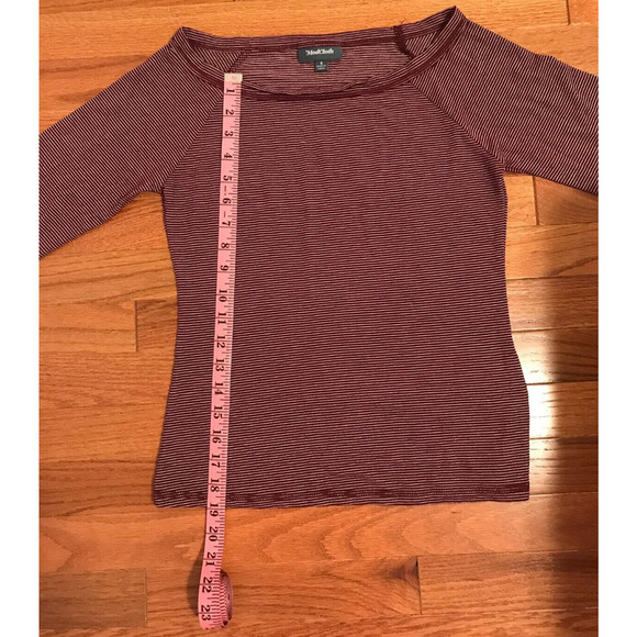 ModCloth Bateau So Beautiful 3/4 Sleeve Stripe Top - Size Small - Picture 5 of 9